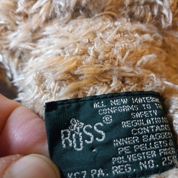 Russ Harlington Teddy Bear With Ribbon Cottagecore - Picture 6 of 8